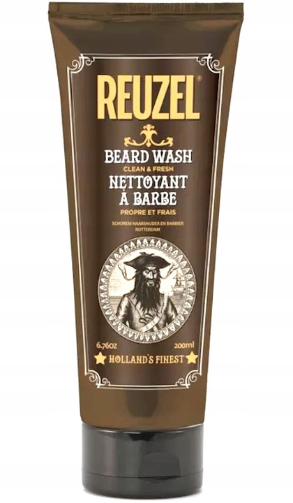 Reuzel Beard Clean&Fresh - Szampon do brody nawilżający oczyszczający 200ml