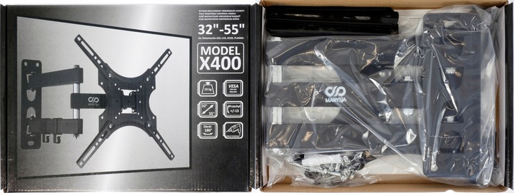 UCHWYT DO TELEWIZORA 32-55" WIESZAK UNIWERSALNY REGULOWANY DO KAMPERÓW