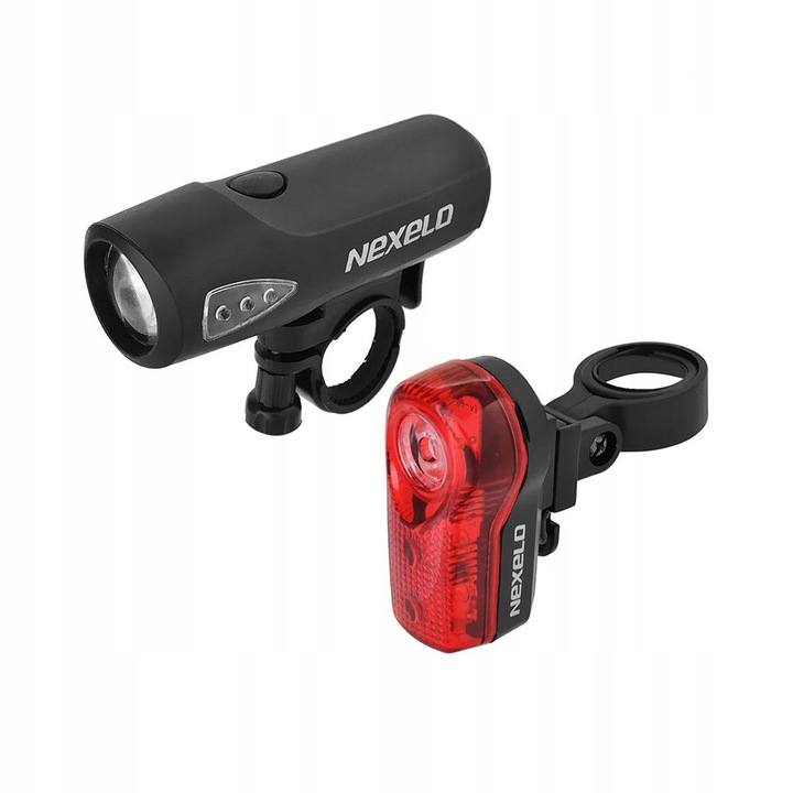 Lampki rowerowe lampka przednia tylna na rower do roweru zestaw lampek