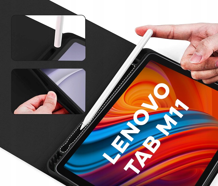 ETUI I KLAWIATURA BLUETOOTH DO LENOVO TAB M11 11" TB330FU TB330XU CZARNY