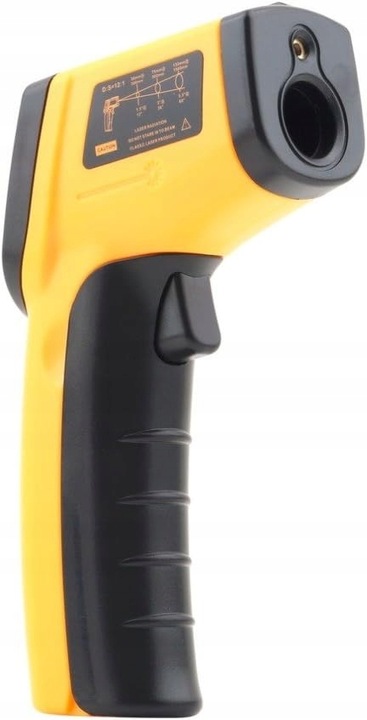 PIROMETR TERMOMETR BEZKONTAKTOWY LASEROWY BEZDOTYKOWY PODCZERWIEŃ -50 +400C