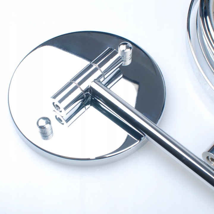 Podświetlane lusterko do makijażu kosmetyczne obrotowe obustronne LED