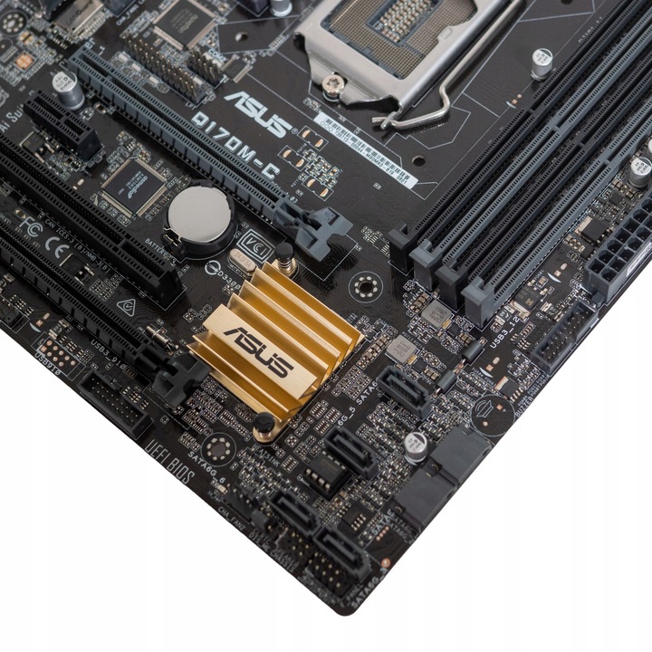 PŁYTA GŁÓWNA ASUS Q170M-C S1151 USB 3 PCIE 3.0 HDMI DP DVI VGA