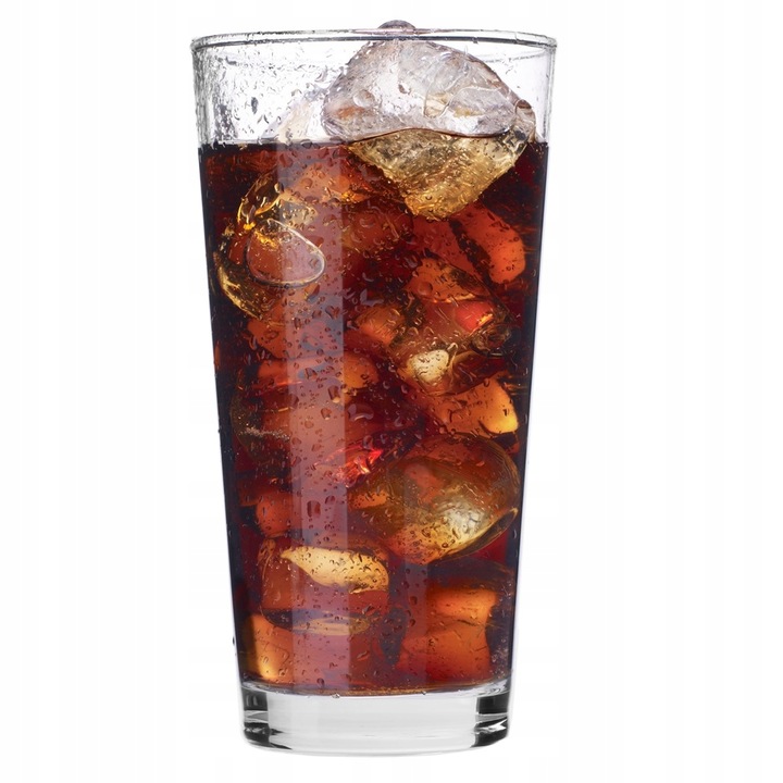 Wysokie szklanki Pure KROSNO 6szt 350ml do napojów wody soku drinków