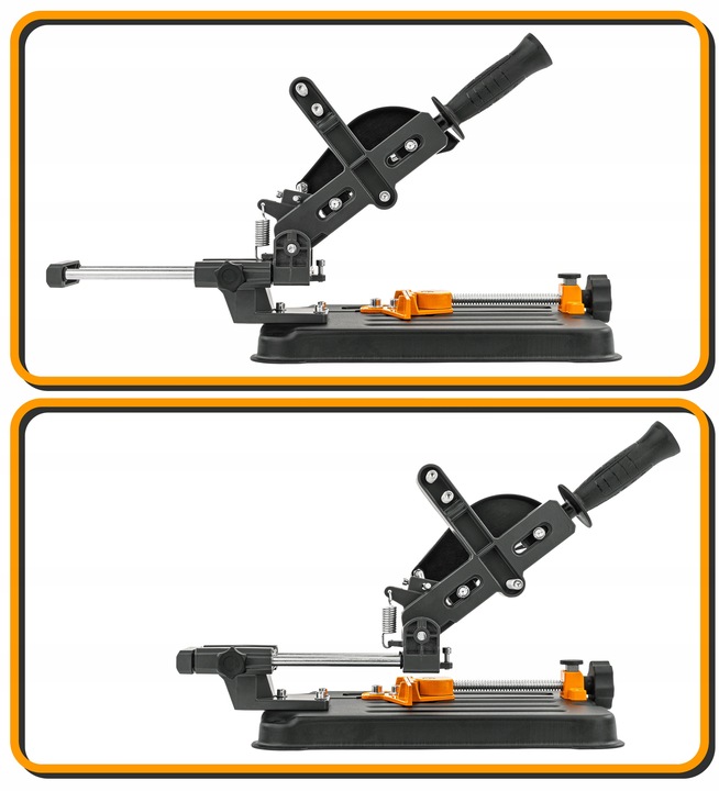 STOJAK DO SZLIFIERKI KĄTOWEJ Z POSUWEM STATYW UCHWYT MOCOWANIE 115-125
