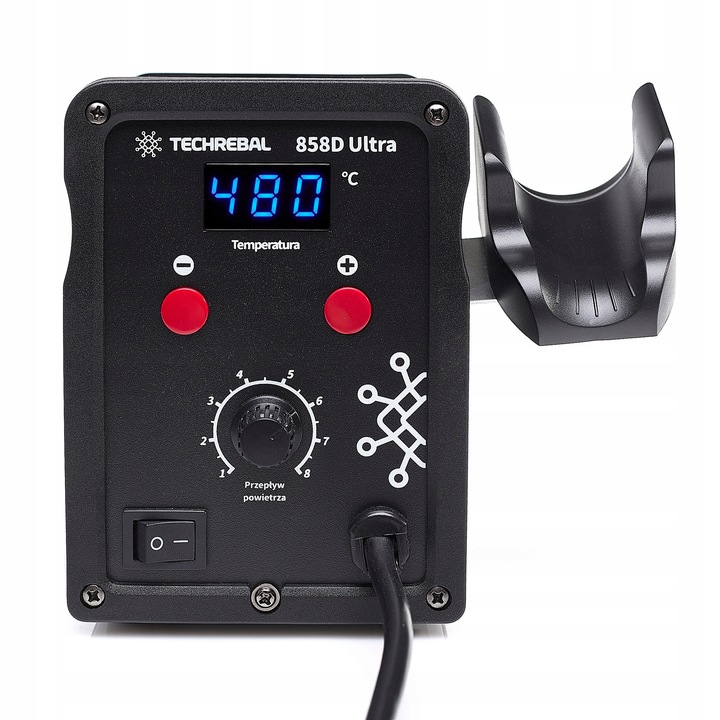 STACJA LUTOWNICZA hot air Spawarka do plastiku Techrebal 858D Ultra