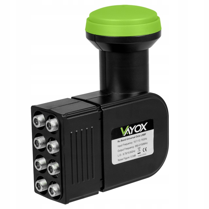 KONWERTER SATELITARNY OCTO NA 8 WYJŚĆ TV 4K CYFROWY POLSAT NC+ WTYKI