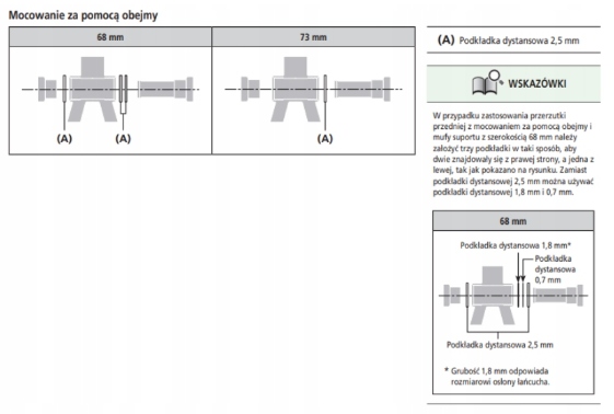 Suport Shimano Deore BB-MT501 68/73 mm