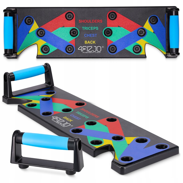 DESKA UCHWYTY DO POMPEK ĆWICZEŃ PLATFORMA PUSH UP BOARD WIELOFUNKCYJNA SIŁA