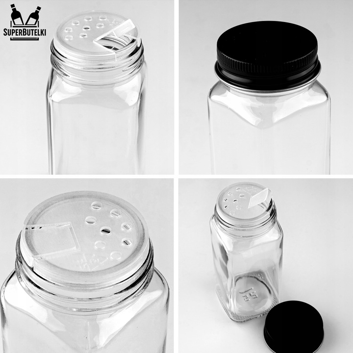 18x POJEMNIKI NA PRZYPRAWY STOJAK PRZYPRAWNIK NAKLEJKI NA PRZYPRAWY +GRATIS