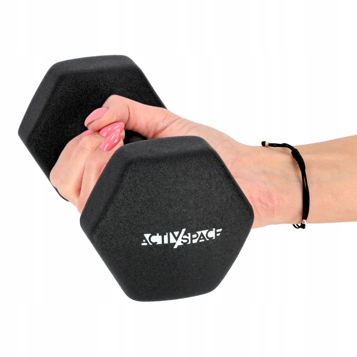 HANTLE CIĘŻARKI DO ĆWICZEŃ HANTELKI ŻELIWNE ANTYPOŚLIZGOWE ZESTAW 2x4 KG