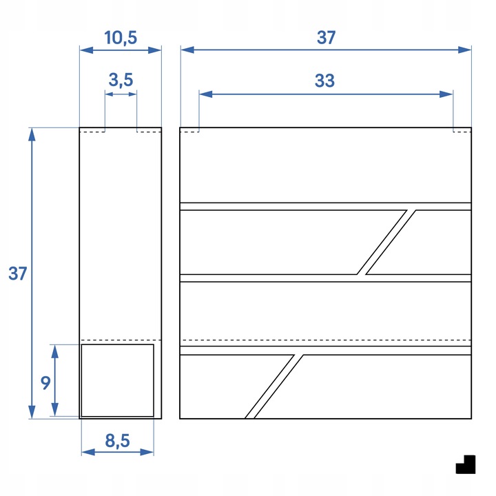 DUŻA SKRZYNKA NA LISTY Z ADRESEM NUMEREM DOMU | SERBRNA ANTRACYT RAL