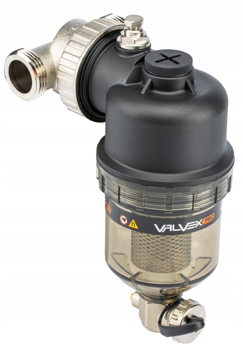 FILTR MAGNETYCZNY SEPARATOR ZANIECZYSZCZEŃ ODMULNIK INSTALACJI C.O 1"