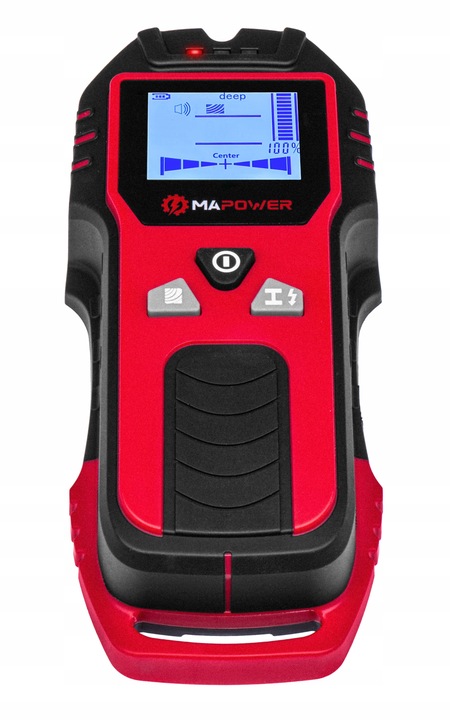 WYKRYWACZ PRZEWODÓW DETEKTOR DREWNA METALU KABLI RUR W ŚCIANIE MAPOWER