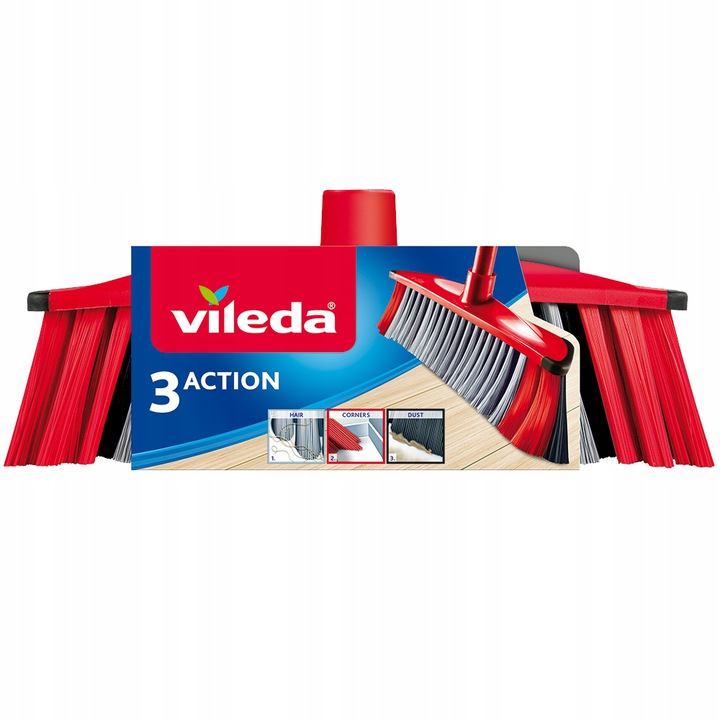 Vileda szczotka 3 Action bez drążka wkład / główka