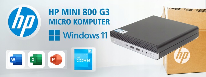 EKO MICRO HP I3 6GEN 8GB DDR4 256SSD NVME W10PRO WIFI