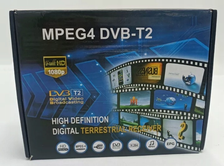 DEKODER TUNER TV NAZIEMNEJ HDMI USB HD DVB-T2