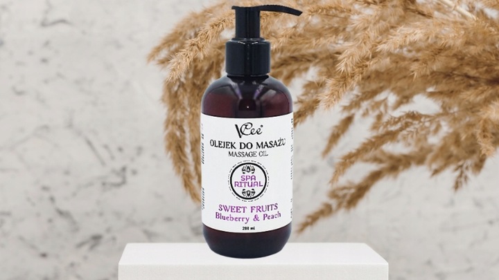 OLEJEK DO MASAŻU VCEE NATURALNY ROSE&LAVENDER 200 ML PRO