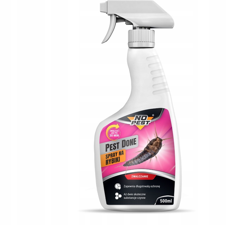 ŚRODEK PREPARAT SPRAY TRUTKA ŻEL NA RYBIKI CUKROWE SREBRZYKI ZESTAW 3W1