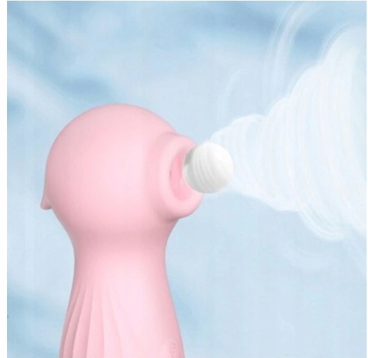 WIBRATOR SSĄCY ŁECHTACZKĘ MOCNY DAMSKI MASAŻER PINGWIN PINGWINEK DLA PAR