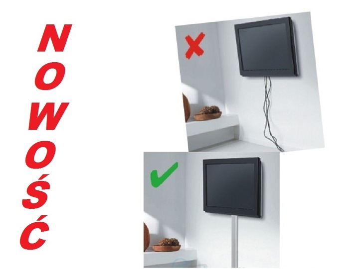 Samoprzylepna maskownica kabli listwa maskująca 80cm KOLORY