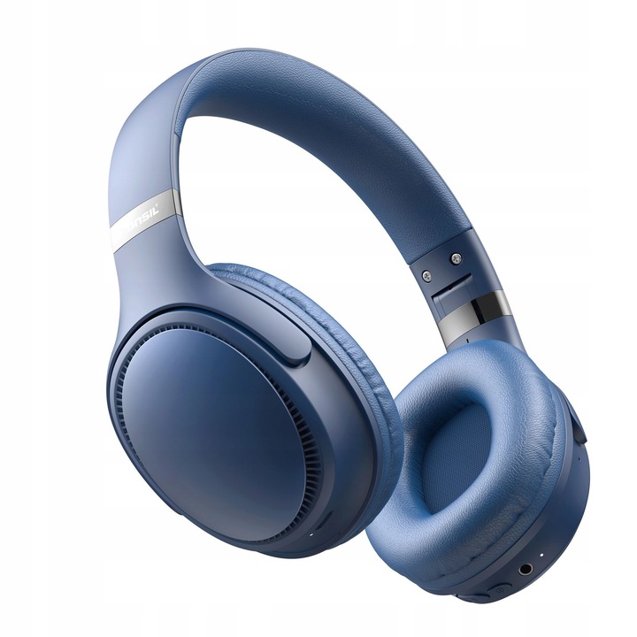 Słuchawki Bezprzewodowe TONSIL R35BT NIEBIESKIE Nauszne Bluetooth / SD / FM