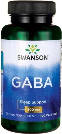 SWANSON GABA 500mg 100 kaps