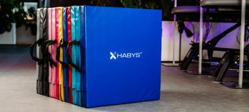 MATERAC DO ĆWICZEŃ GIMNASTYCZNY SKŁADANY REHABILITACJA 180x60x5CM HABYS