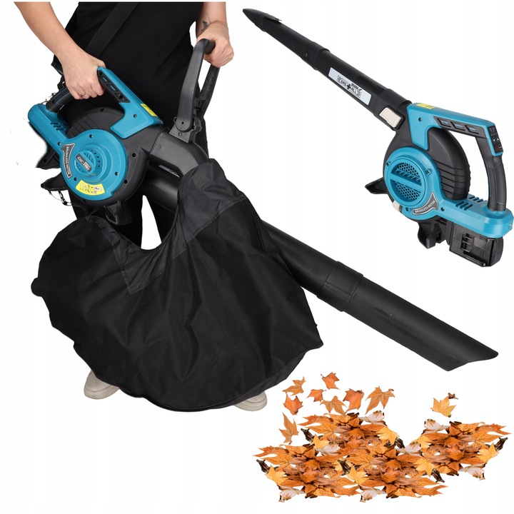 Dmuchawa Odkurzacz ogrodowy do liści z rozdrabniaczem DEDRA DED7194V