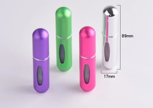 ATOMIZERY PODRÓŻNE Z ROZPYLACZEM DO PERFUM DOZOWNIKI 8SZTUK