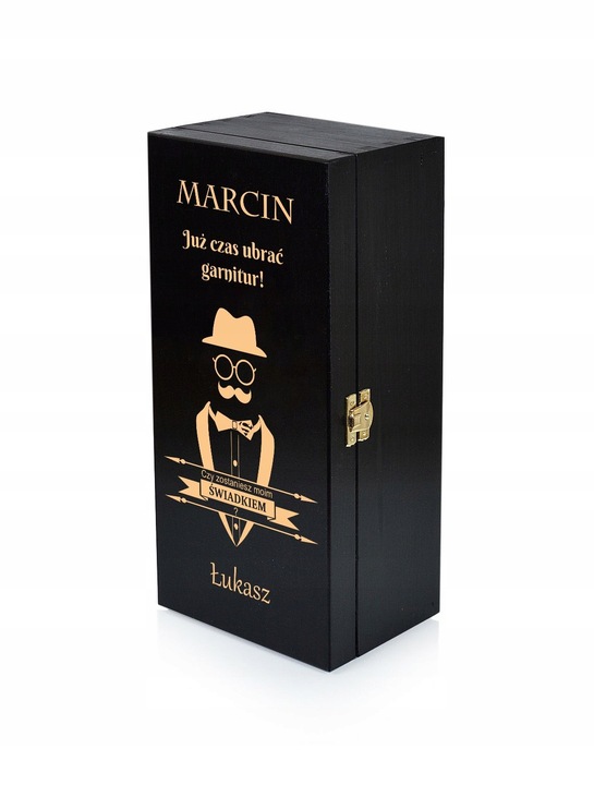 PODZIĘKOWANIE DLA ŚWIADKA SKRZYNKA NA WHISKEY