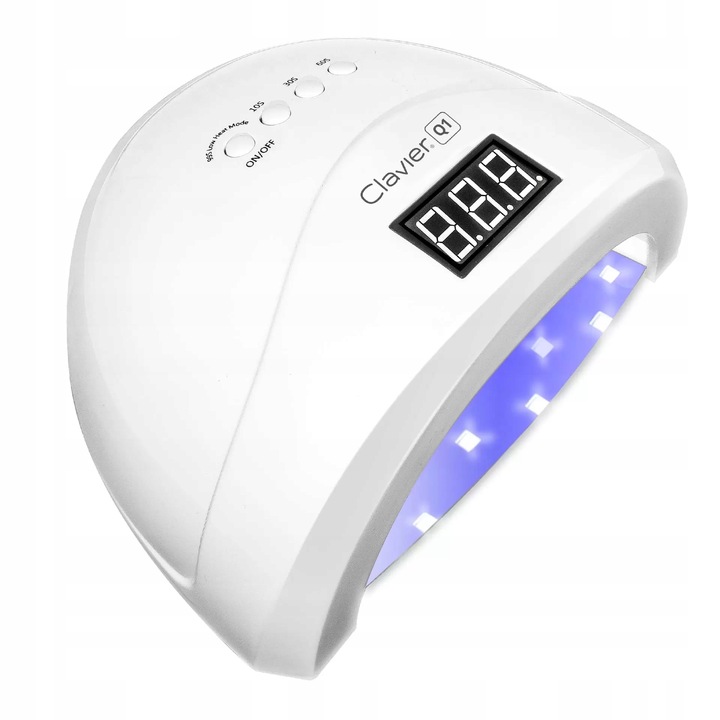 Lampa Do Paznokci Hybryd Manicure Żeli 48W z Lustrzanym Dnem Clavier