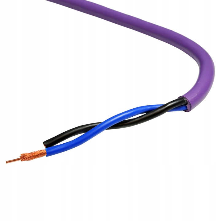 KABEL GŁOŚNIKOWY CU OFC 4N 2x2,5mm2 MELODIKA MDC2250 PURPLE RAIN 1mb
