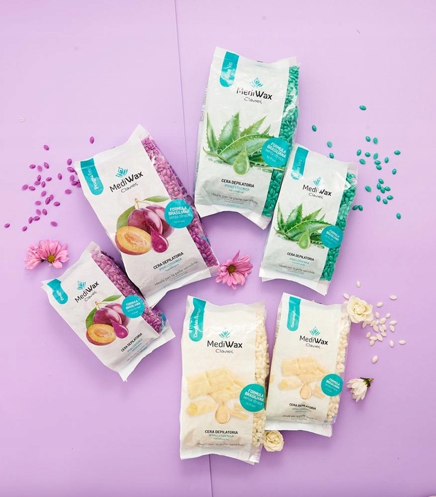 Wosk Twardy Dropsy Do Depilacji MediWax Clavier White Chocolate - 1000