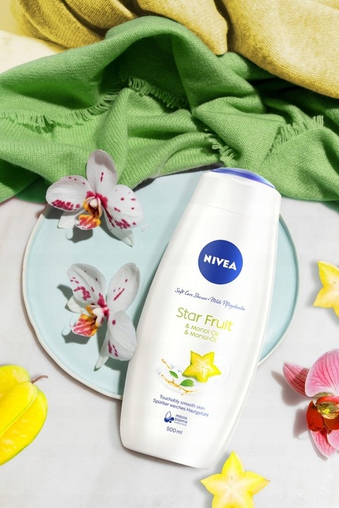 NIVEA żel płyn pod prysznic damski zestaw 4x500ml