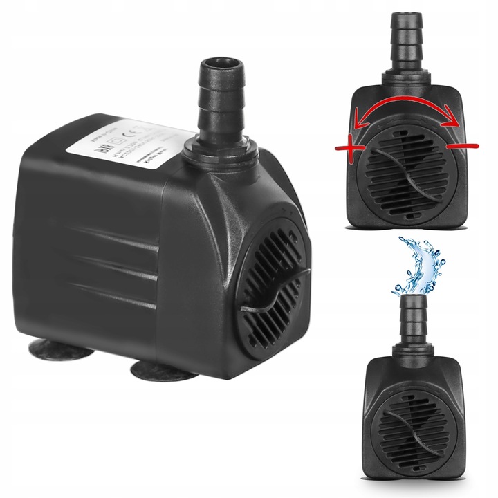 UNIWERSALNA WYTRZYMAŁA POMPA WODY CICHA I MAŁA PRACA W PEŁNYM
