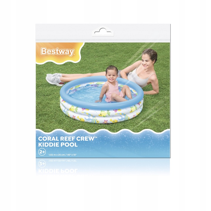 BASENIK DZIECIĘCY BRODZIK DMUCHANY BASEN DLA MALUSZKA 102cm BESTWAY 51008