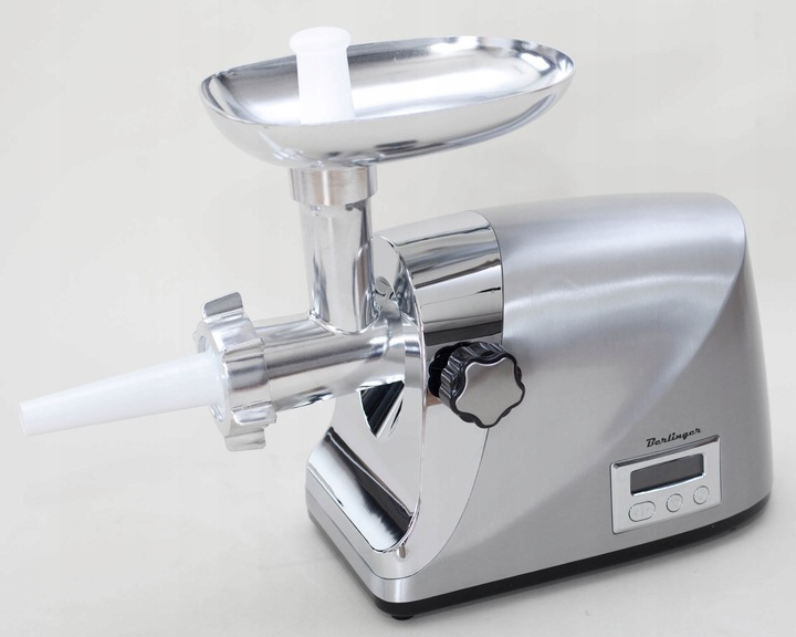 Maszynka do mięsa BERLINGER 2200W metalowa obudowa z regulacją obrotów