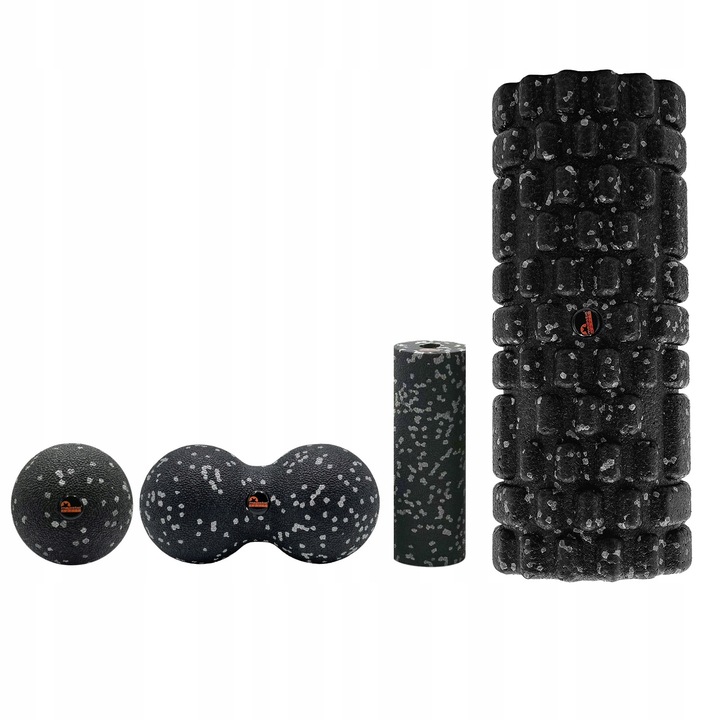 Zestaw EPP do masażu 4w1 Roller + Wałek + Piłka + Duoball Majestic