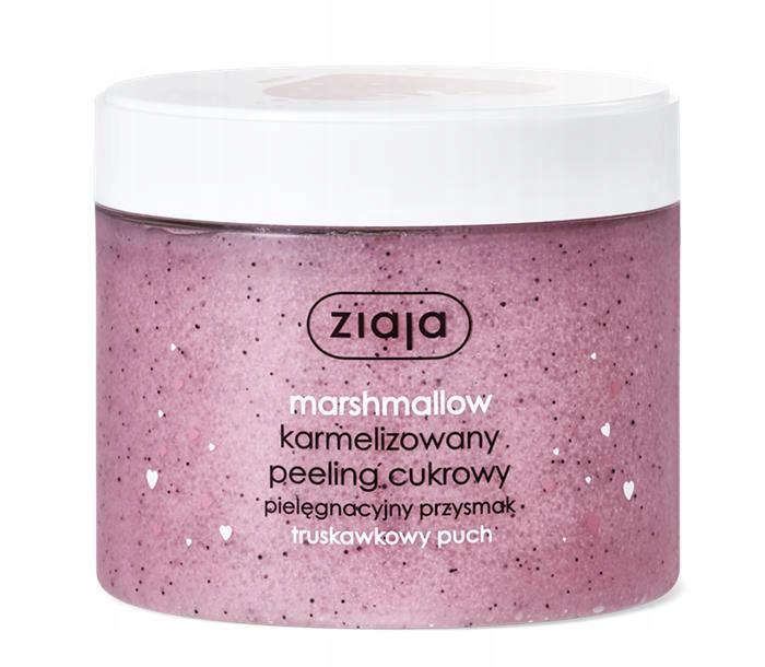 ZIAJA PEELING CUKROWY DO CIAŁA MARSHMALLOW 300ML