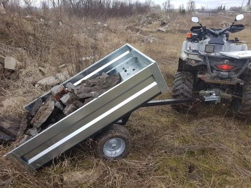 PRZYCZEPA PRZYCZEPKA Towarowa do quada ATV traktorka Wózek Stal-Met