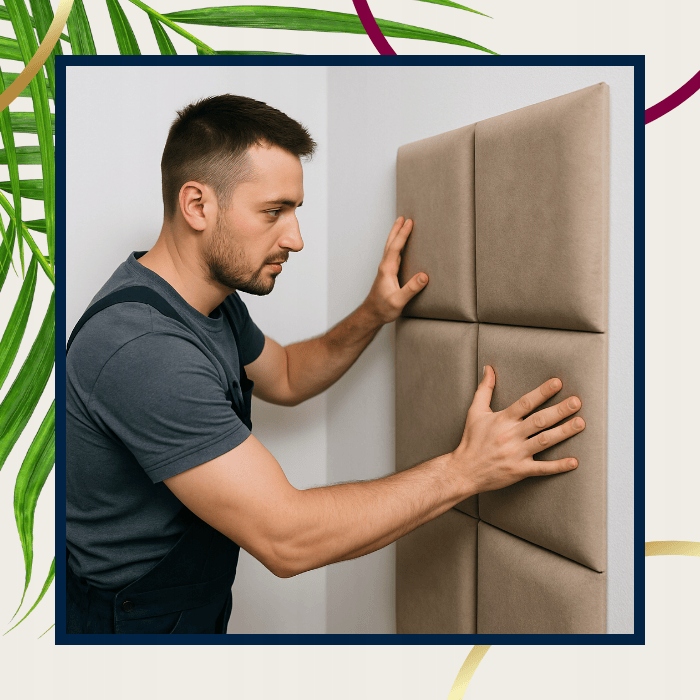 Taśma rzep samoprzylepny do paneli tapicerowanych CZARNY 50 mm - 5