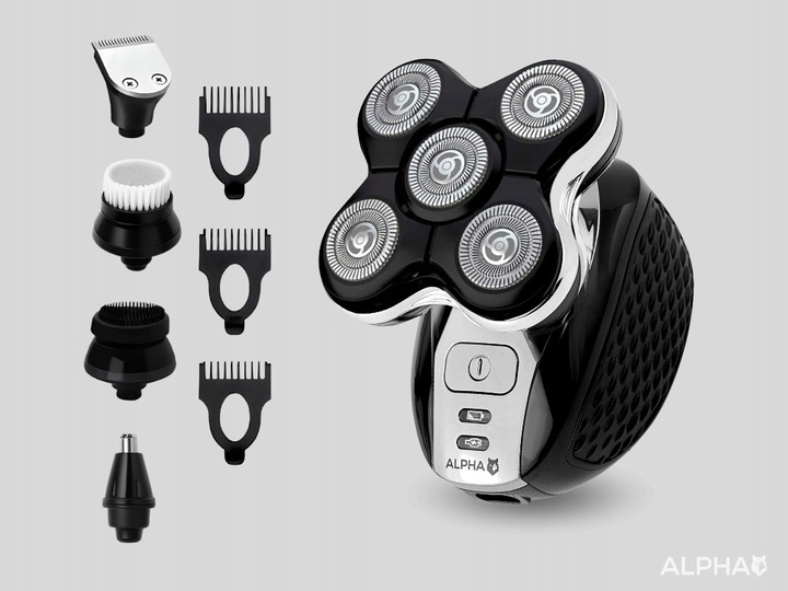 Golarka Męska + Maszynka Do Golenia i Włosów + Trymer Do Nosa Brody i Głowy