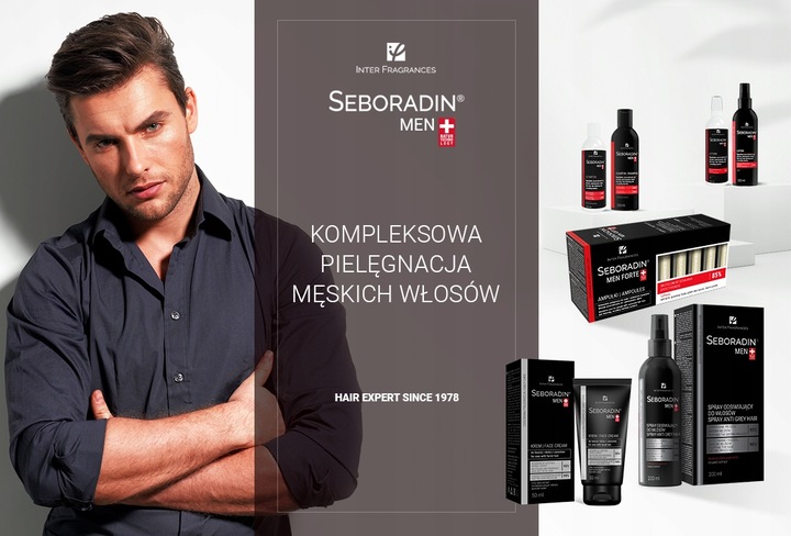 Szampon dla mężczyzn przeciw wypadaniu włosów Seboradin MEN 400 ml