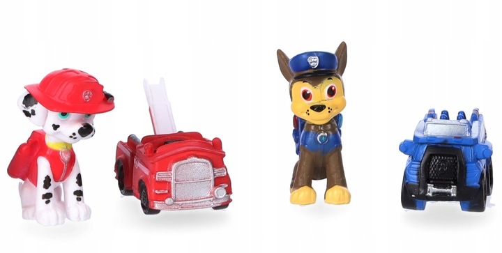 Psi Patrol 10 Figurek oryginalne + Książka + Mata Figurki
