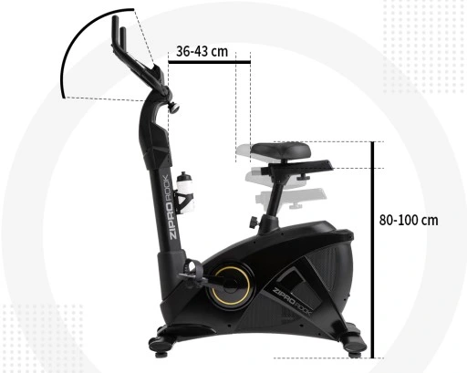 Zipro Rower elektryczno-magnetyczny Rook Gold