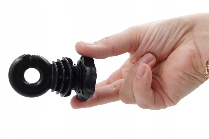 25x Izolator Okrągły Z Nakrętką Do Drutu Linki Na Słupki Izolatory Pastuch