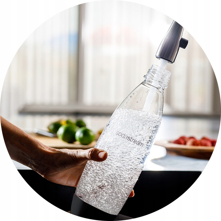 Butelki SodaStream FUSE 2x1L białe - do zmywarki