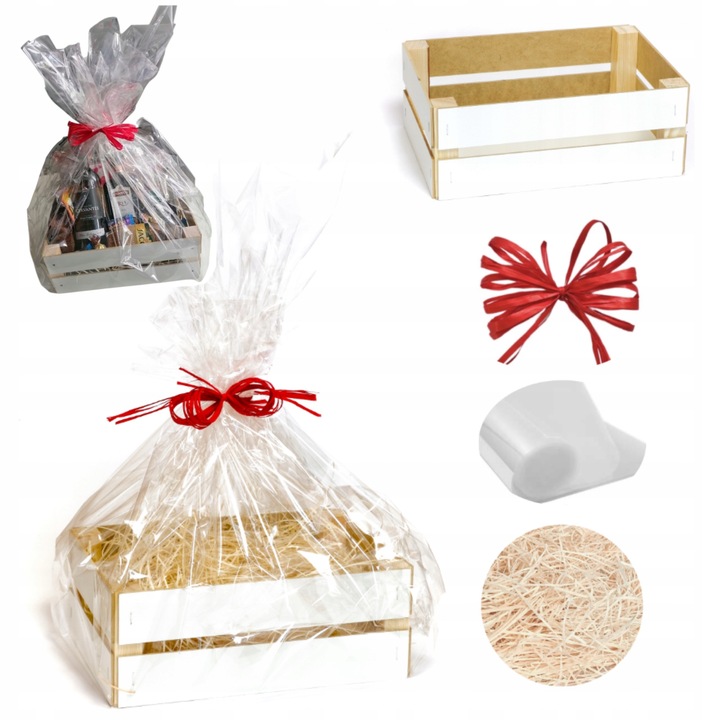 Koszyk Prezentowy Kosz Box Opakowanie Pudełko na Prezent Skrzynka