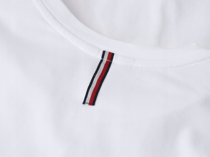 Tommy Hilfiger - DAMSKI T-SHIRT KOSZULKA TH10064-001 biała bluzka